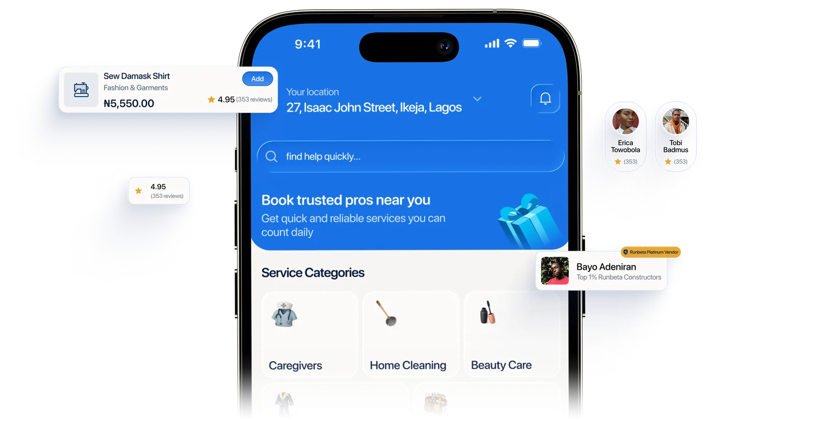 RunBeta App Mockup
